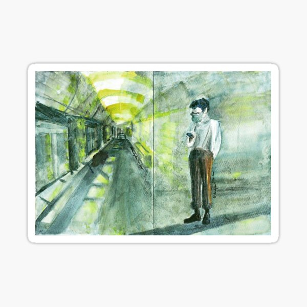 Taipei metro Yellow light Sticker