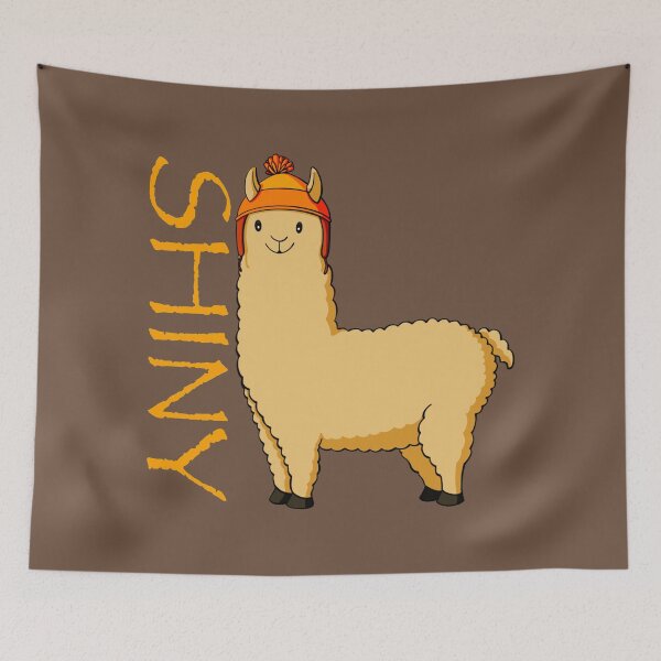 Item preview, Shiny Llama designed and sold by Alisha Ober Designs.