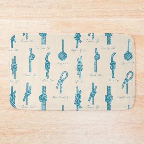 Item preview, Nautical Knots (Beige and Teal) designed and sold by illucalliart.