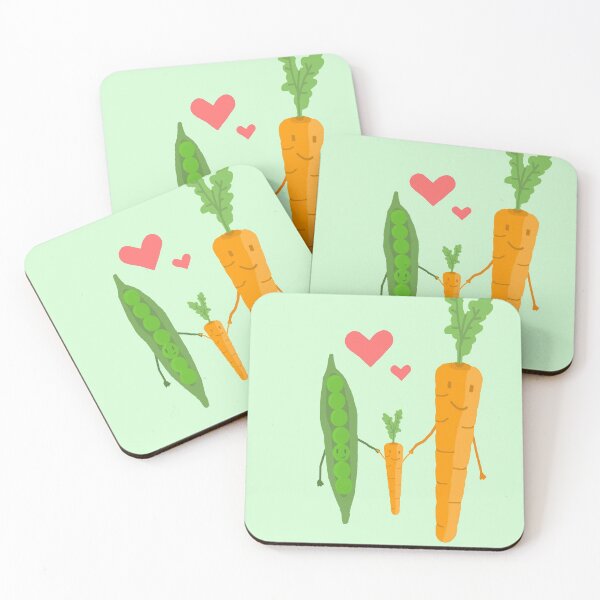 Item preview, Peas and Carrots Family designed and sold by Bitxle.