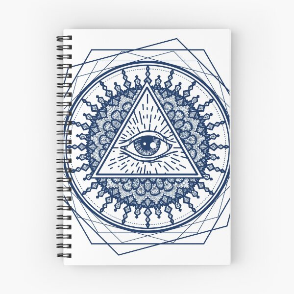 Item preview, Lines Circles with All Seeing Eye 35 designed and sold by serbyk.