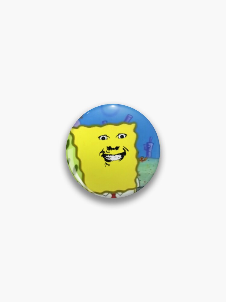 Spongebob Roblox Meme Face Sticker Pin By Exoticjam Redbubble - roblox meme face