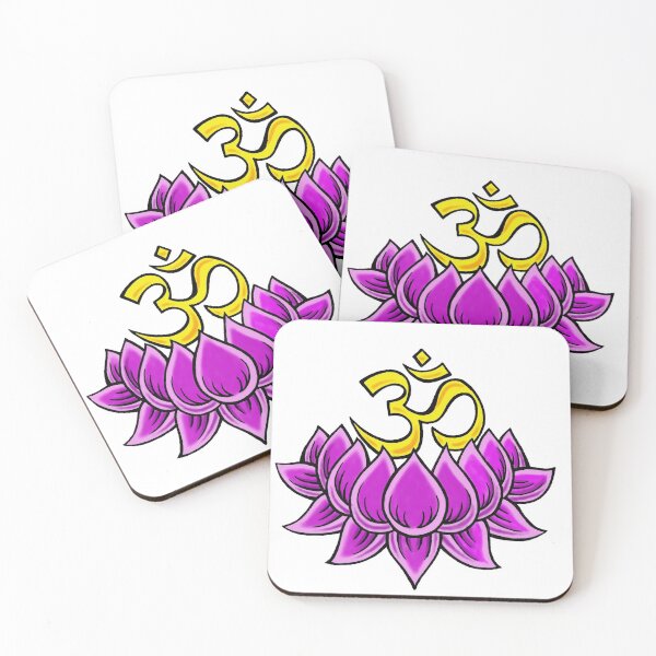 Item preview, Yoga- Lotus and Ohm Symbol Design designed and sold by osbornelee.