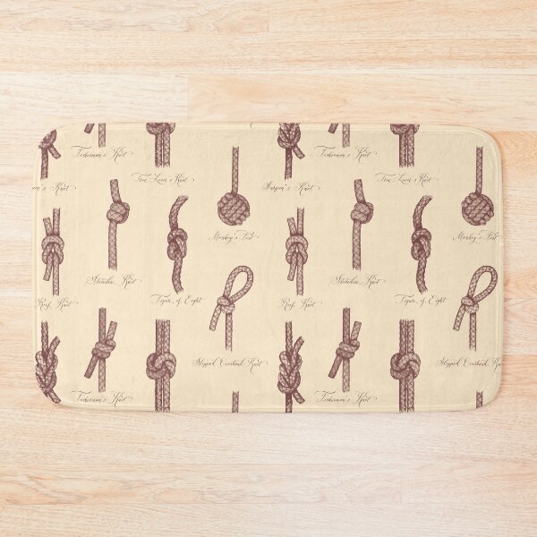 Item preview, Nautical Knots (Beige and Sepia) designed and sold by illucalliart.
