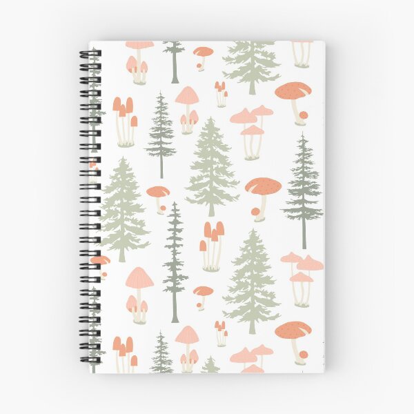 Item preview, Enchanted Forest Mushrooms and Trees designed and sold by IvyLemonStudio.