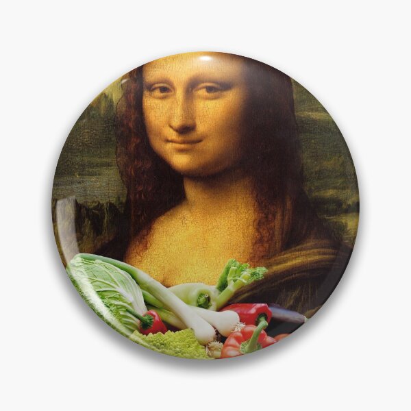 Item preview, Mona Lisa Loves Vegetables designed and sold by Mythos57.