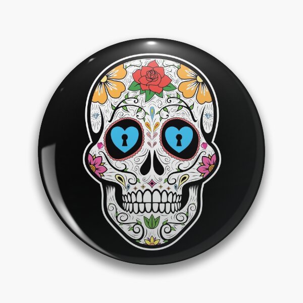 Item preview, Mexican Skull Day of the Dead Floral designed and sold by Fangpunk.