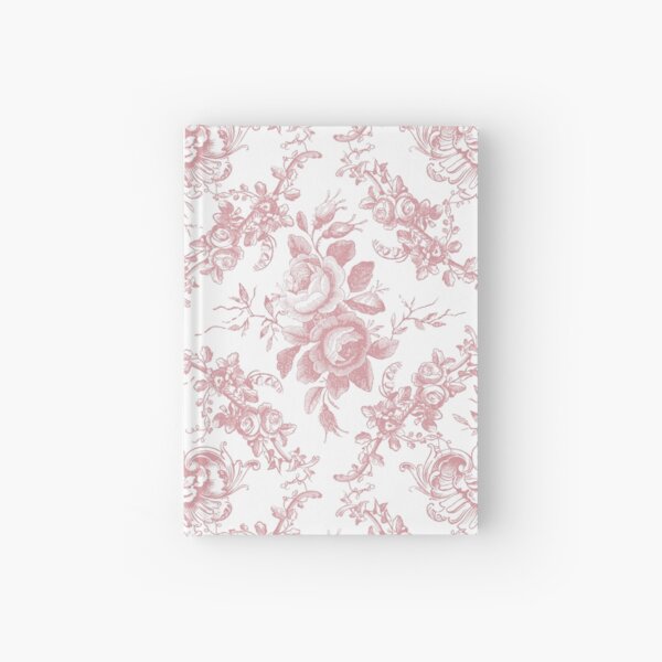 Pink Rose Toile Hardcover Journal