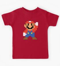Super Mario Maker - Modern Mario Costume Sprite Kids Tee