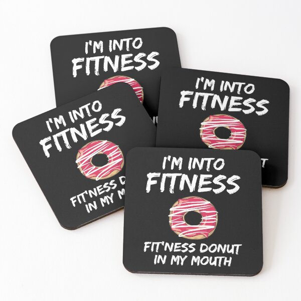 Item preview, I'm Into Fitness Fitness Donut In My Mouth  designed and sold by Vanover Designs.