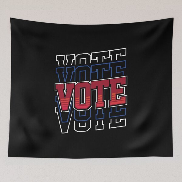 Item preview, Vote Repeated Text designed and sold by juniperdesign.