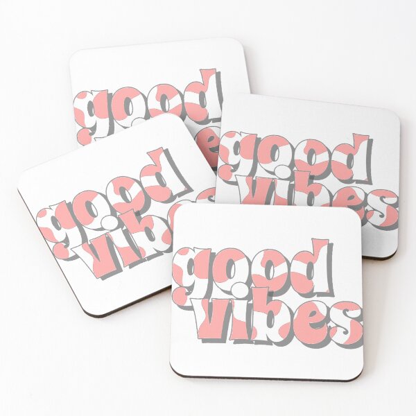 Item preview, good vibes (pink cow print) designed and sold by autumngrxce.