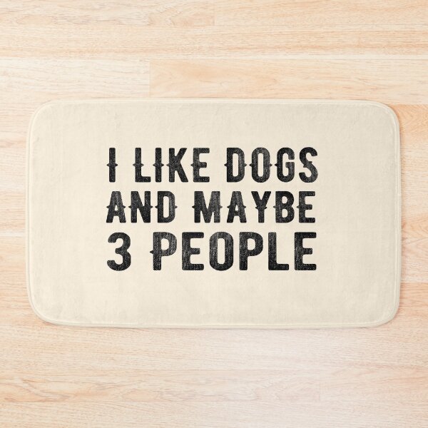 Item preview, I like Dogs and Maybe 3 People  designed and sold by meedTee.