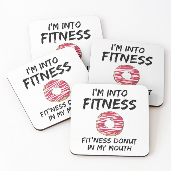 Item preview, I'm Into Fitness Fitness Donut In My Mouth designed and sold by Vanover Designs.