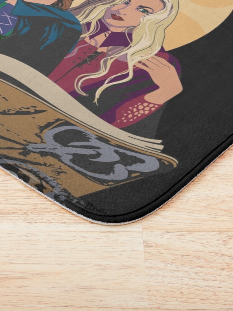 Thumbnail 3 of 6, Bath Mat, Hocus Pocus Sanderson Sisters designed and sold by DesignCats.