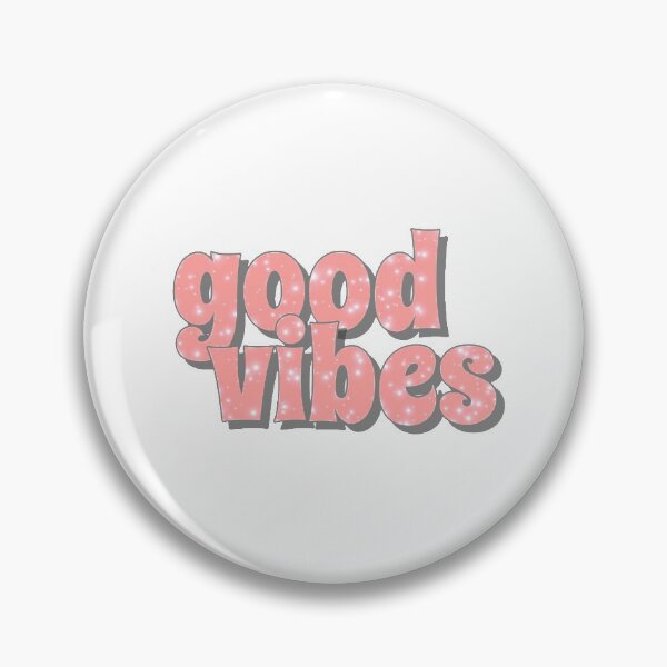 Item preview, good vibes (pink sparkle) designed and sold by autumngrxce.