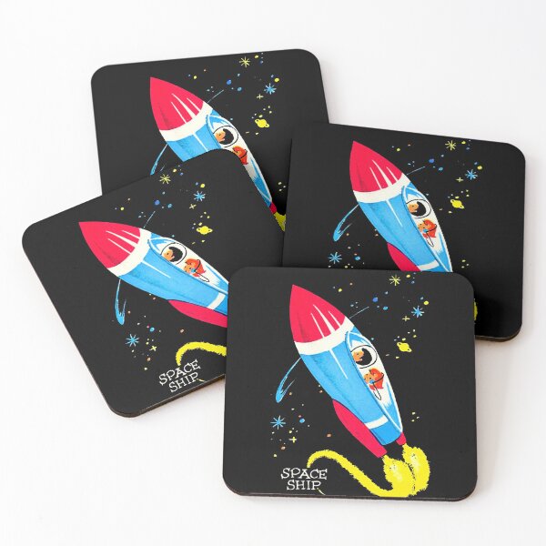 Item preview, Retro Space Ship Kids designed and sold by pocketsoup.