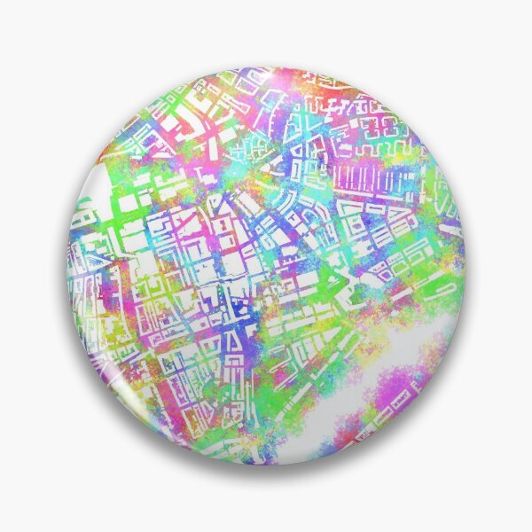 Item preview, Rotterdam Toothbrush Spray Map designed and sold by Data-Driven Map Designs.