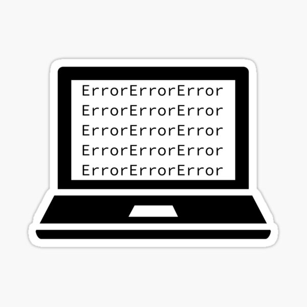 Aperçu de l'œuvre Erreurs informatiques créée et vendue par MulberryPlace.