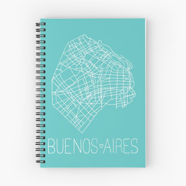 Item preview, Buenos Aires Map - Teal designed and sold by AwayLaughing.