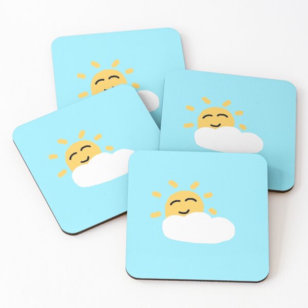 Item preview, Happy Sun and Cloud designed and sold by beebrody.