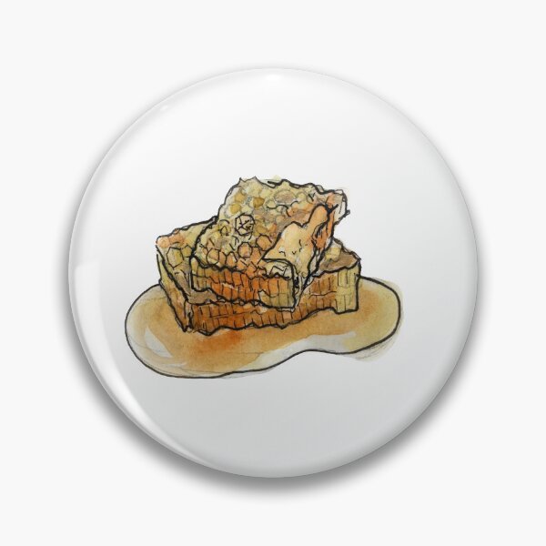 Item preview, Raw Honeycomb Illustration in Watercolor designed and sold by Regan Ralston.