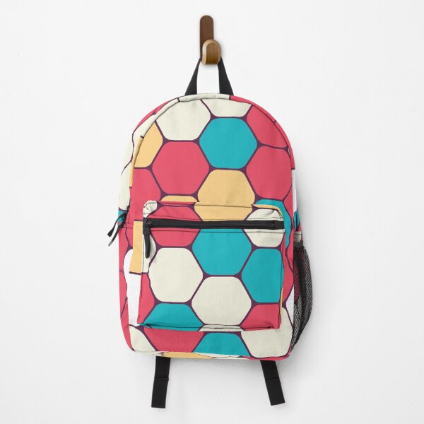 Item preview, Colourful hexagons pattern, beautiful cool colorful design designed and sold by Hurriyyatee.