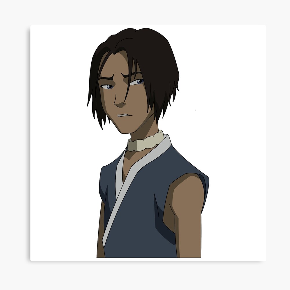 sokka with hair down