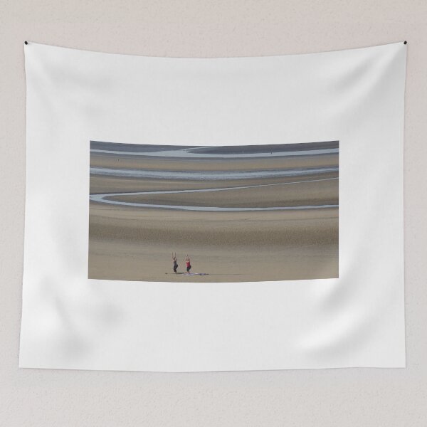 Item preview, Camber Sands - Yoga on a Summer Morning designed and sold by seymourpics.