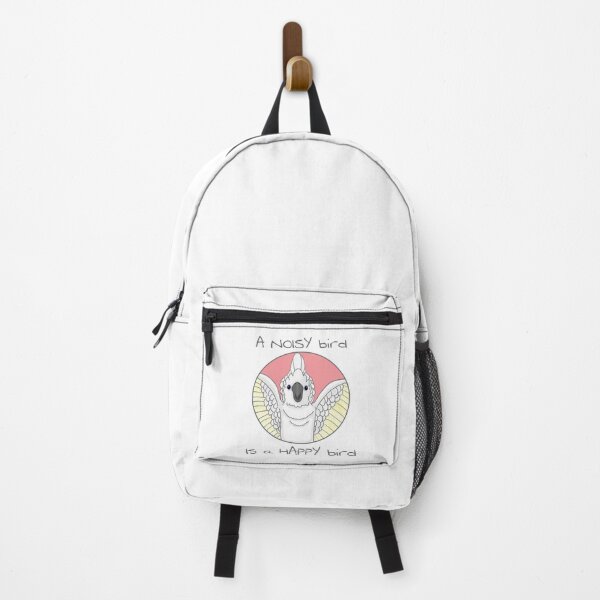 Item preview, A NOISY bird is a HAPPY bird, Screaming umbrella cockatoo, white designed and sold by Koalaslifestyle.