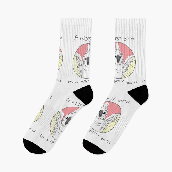 Item preview, A NOISY bird is a HAPPY bird, Screaming umbrella cockatoo, white designed and sold by Koalaslifestyle.