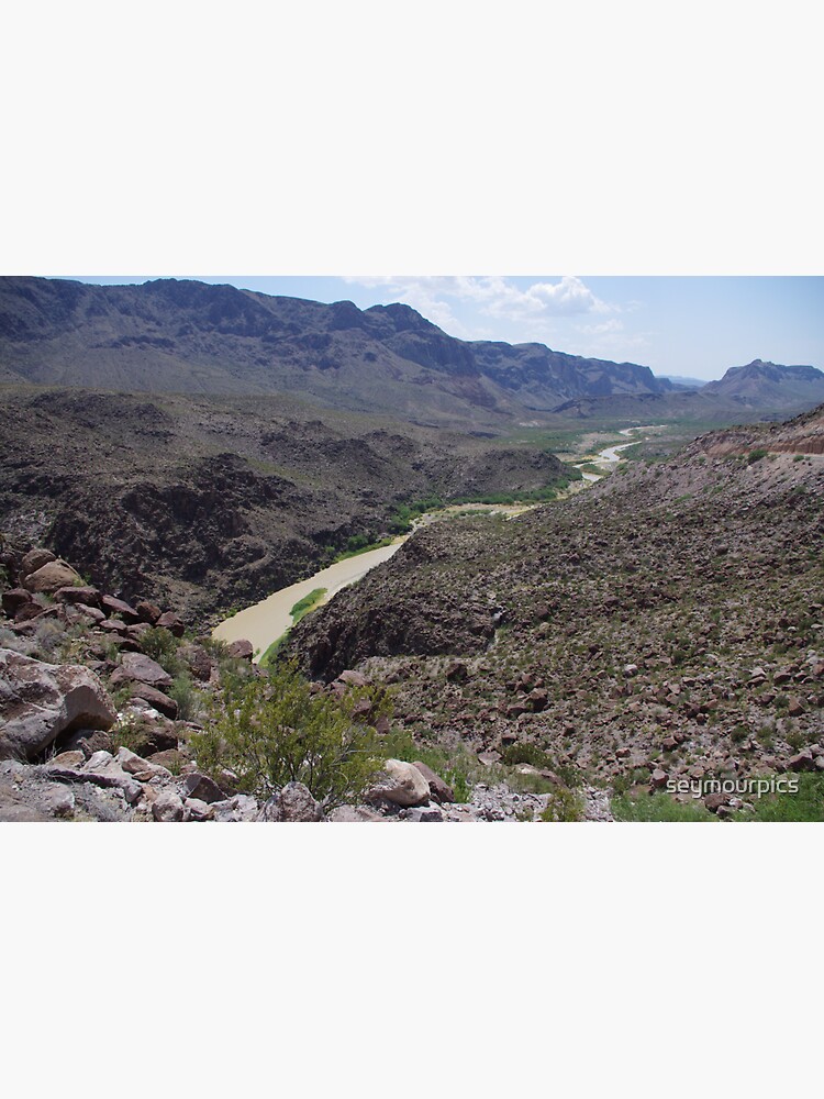 "Rio Grande River USMexico Border Rio Grande Lajitas West