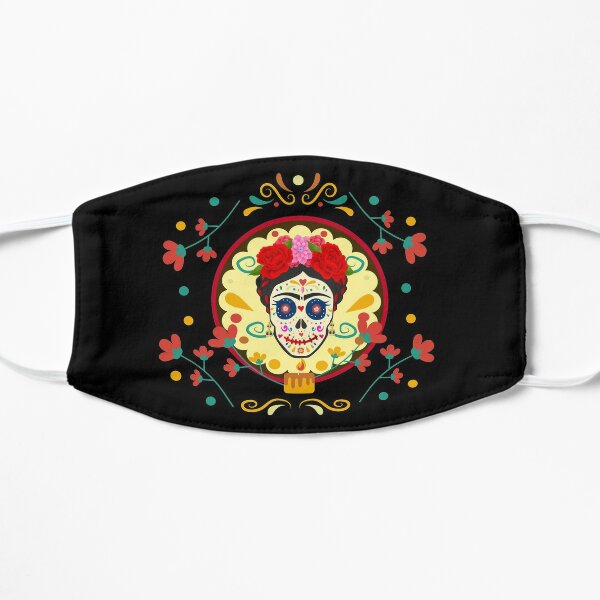 Frida Skull Day of deads Flat Mask