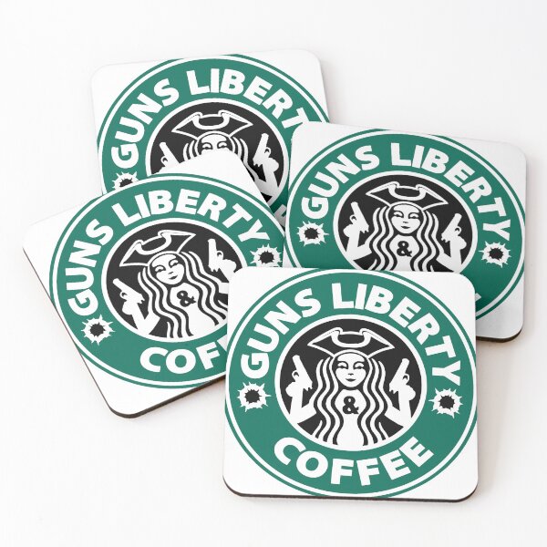 Item preview, Liberty, Guns and Coffee designed and sold by Fantastic Factory Shop For Nerds.