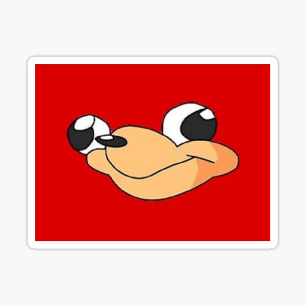 Uganda Knuckles Sticker