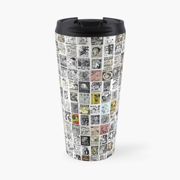 Vintage Punk Rock Flyers Travel Mug