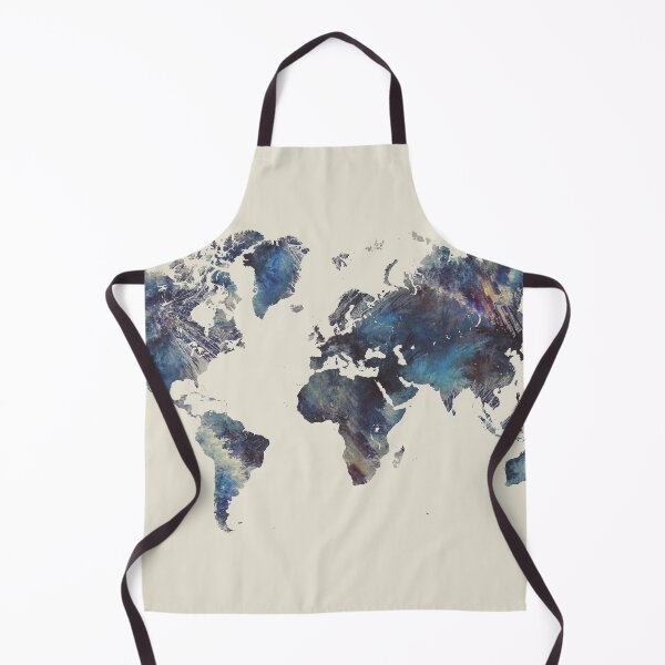 Artikelvorschau, Weltkarte 124 blau #worldmap #map entworfen und verkauft von JBJart.
