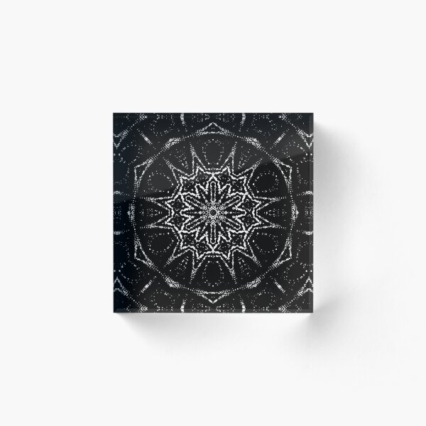 Digital Mandala 31 Acrylic Block