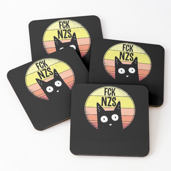 Item preview, FCK NZS cat NZS cat cats cat lover gift designed and sold by Simcom.