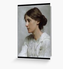 Virginia Woolf, 1902 Greeting Card