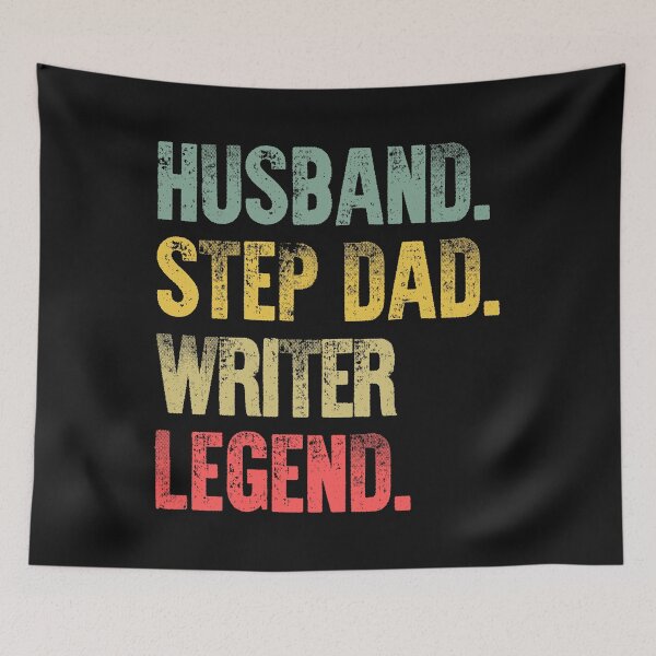 Item preview, Funny Men Vintage T Shirt Husband Step Dad Writer Legend designed and sold by Bendthetrend.