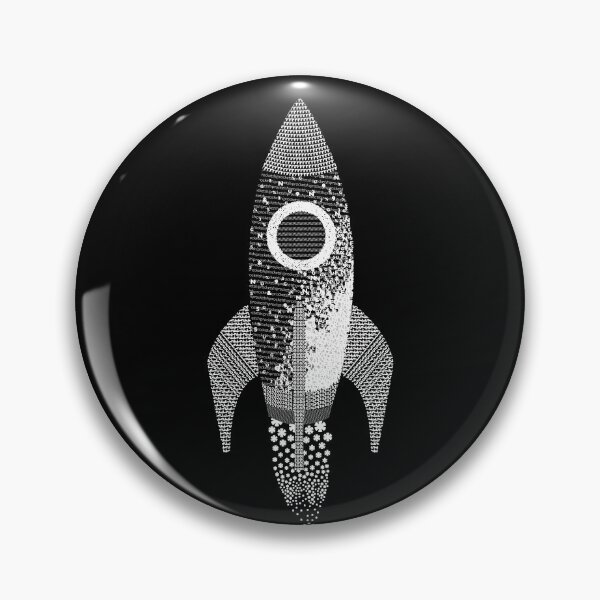 Item preview, Rocketship (dark tee) designed and sold by pocketsoup.