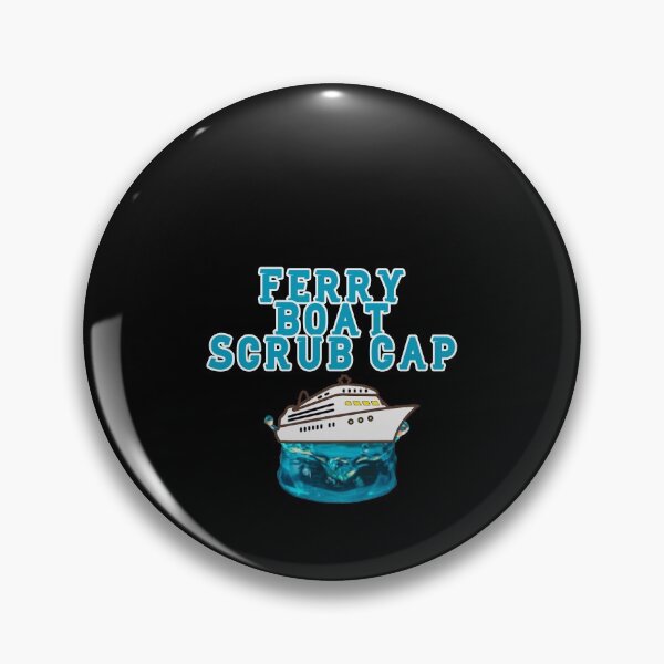 Item preview, Ferry Boat Scrub Cap designed and sold by whaleharmony.