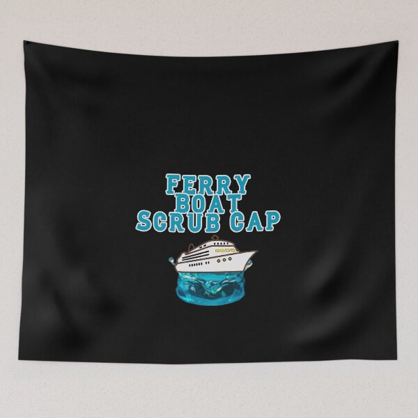 Item preview, Ferry Boat Scrub Cap designed and sold by whaleharmony.