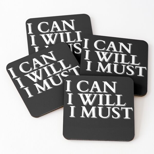 Item preview, I CAN I WILL I MUST motivation designed and sold by AnujShah7.
