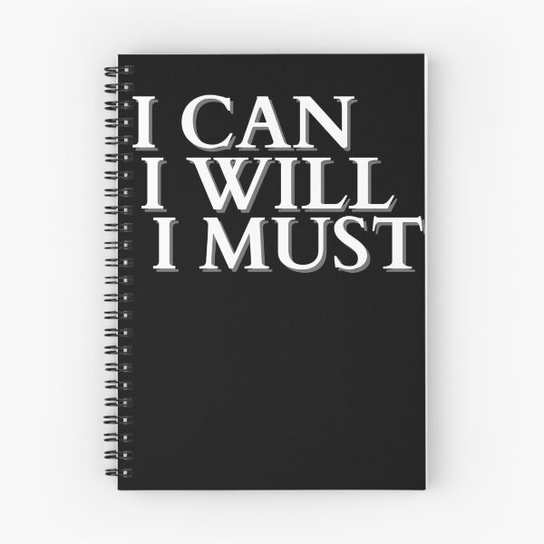 Item preview, I CAN I WILL I MUST motivation designed and sold by AnujShah7.