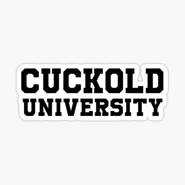 Cuckold Universität Sticker
