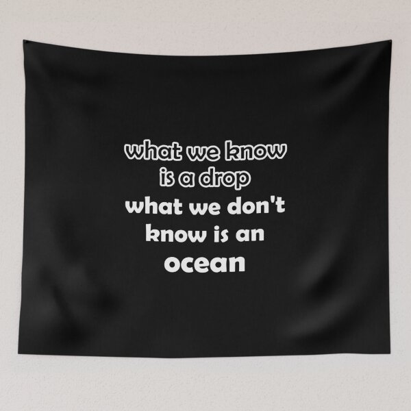 Item preview, DARK what we know is a drop what we don't know is an ocean designed and sold by M-Farouk.