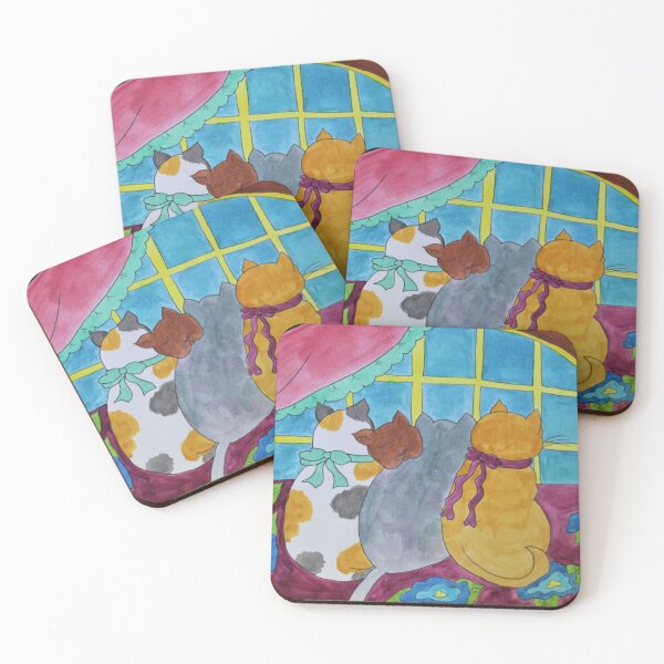 Item preview, Snuggling Kitties  designed and sold by DustieOreo.