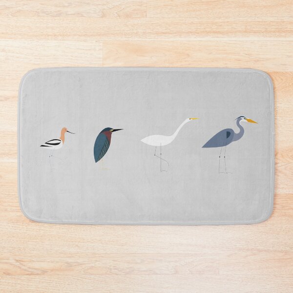 Item preview, Wading Birds of North America (Blue Heron, Green Heron, Egret, Avocet) designed and sold by jspiggle.